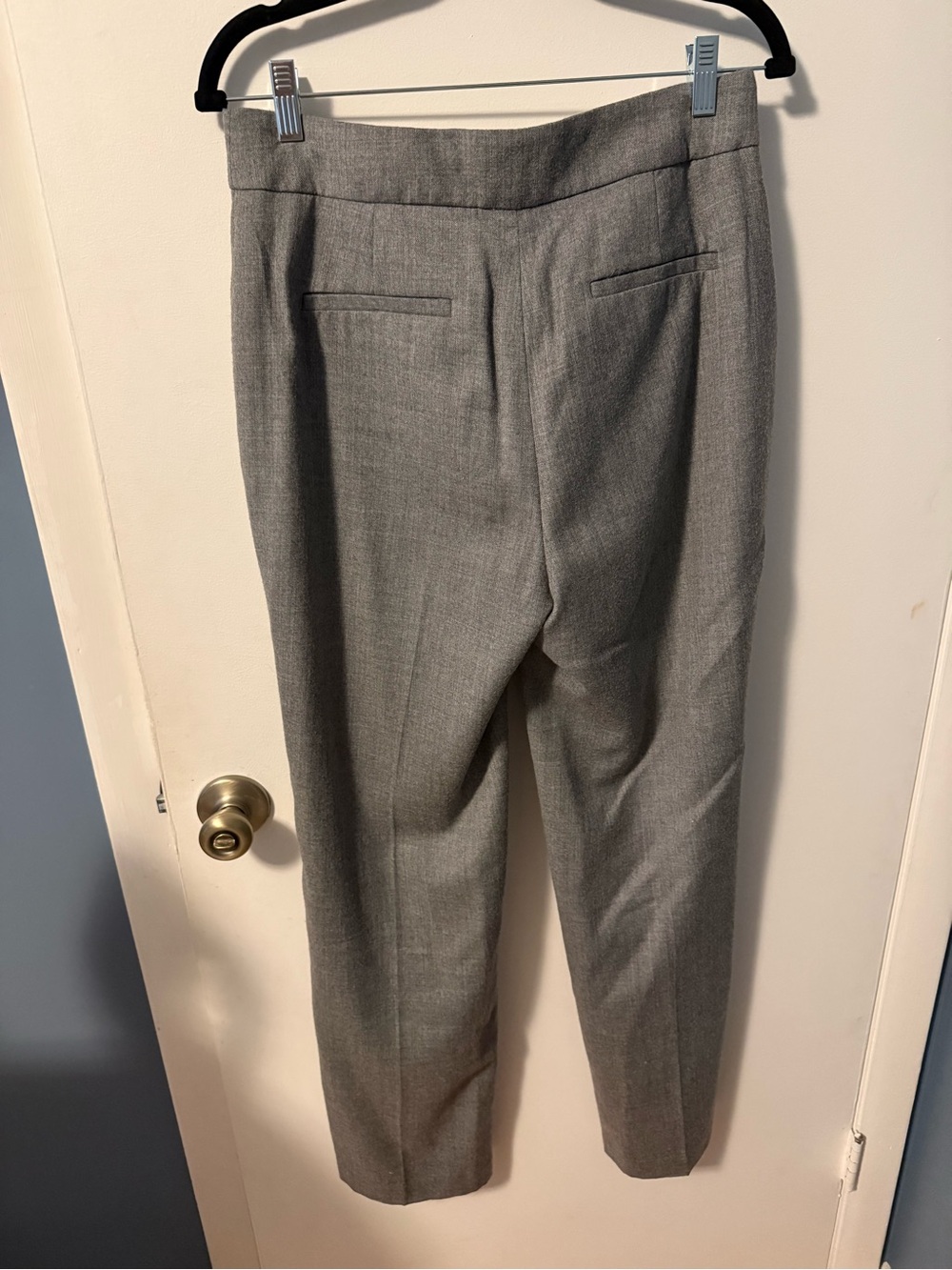 J.Crew High Rise Tapered Pant in Heathered Wool - Picture 3 of 5